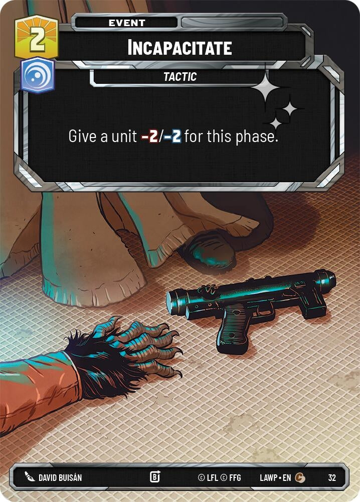Image for Incapacitate (Foil) (32) (LAW-WPP) - Star Wars: Unlimited