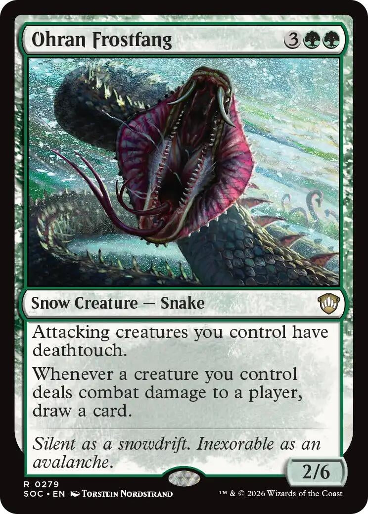 Image for Ohran Frostfang (279) (SOC) - Magic: The Gathering