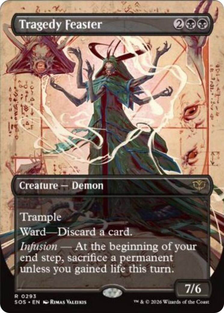 Image for Tragedy Feaster (Borderless) (293) (SOS) - Magic: The Gathering