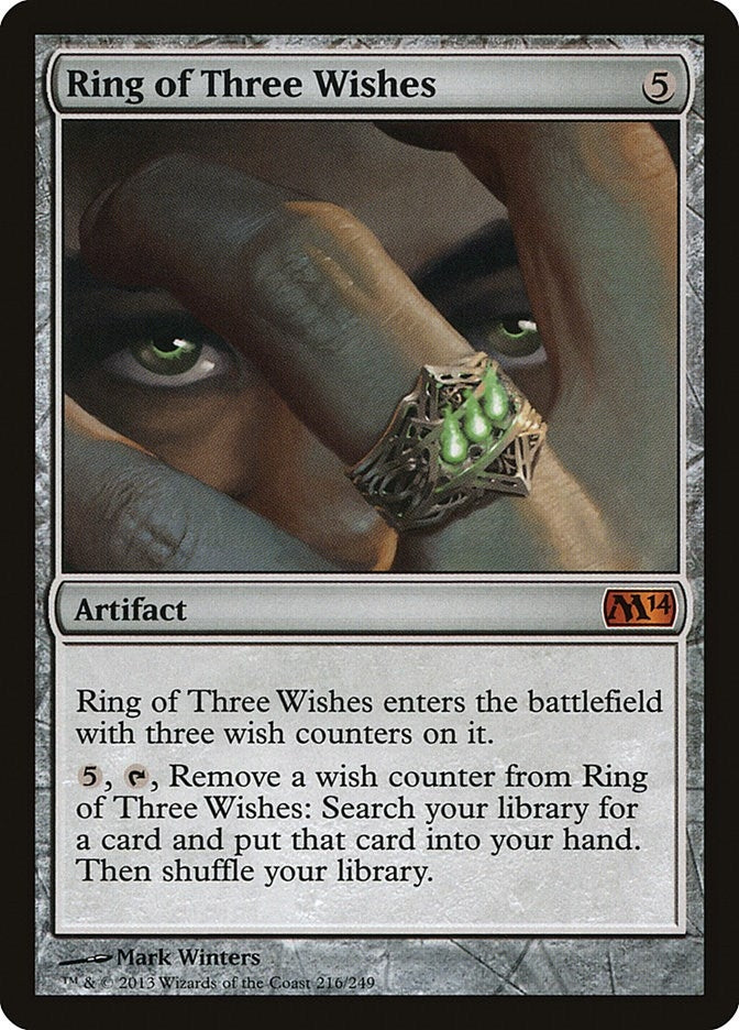 Image for Ring of Three Wishes (216) (M14) - Magic: The Gathering