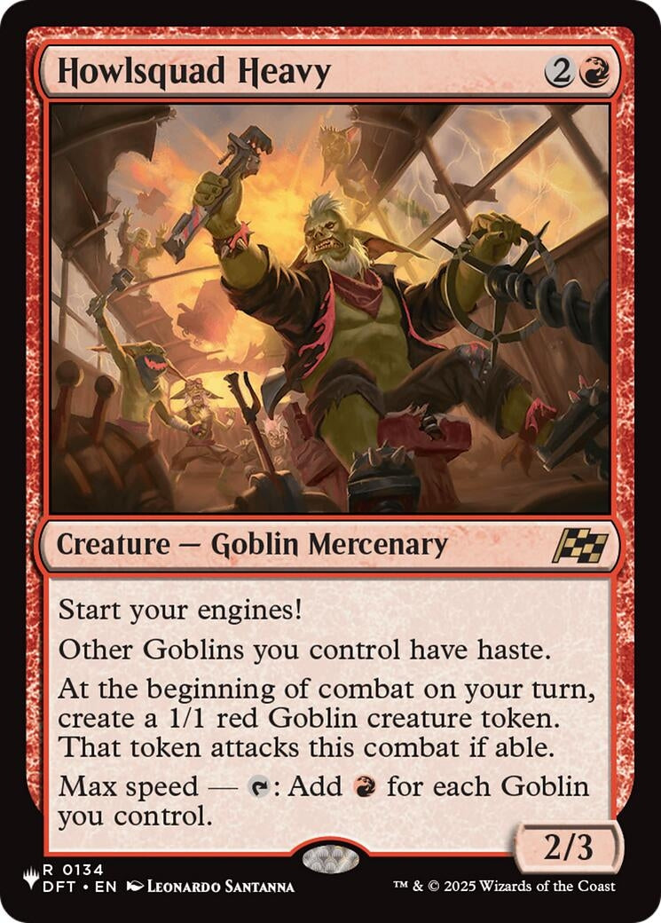 Image for Howlsquad Heavy (134) (LIST) - Magic: The Gathering