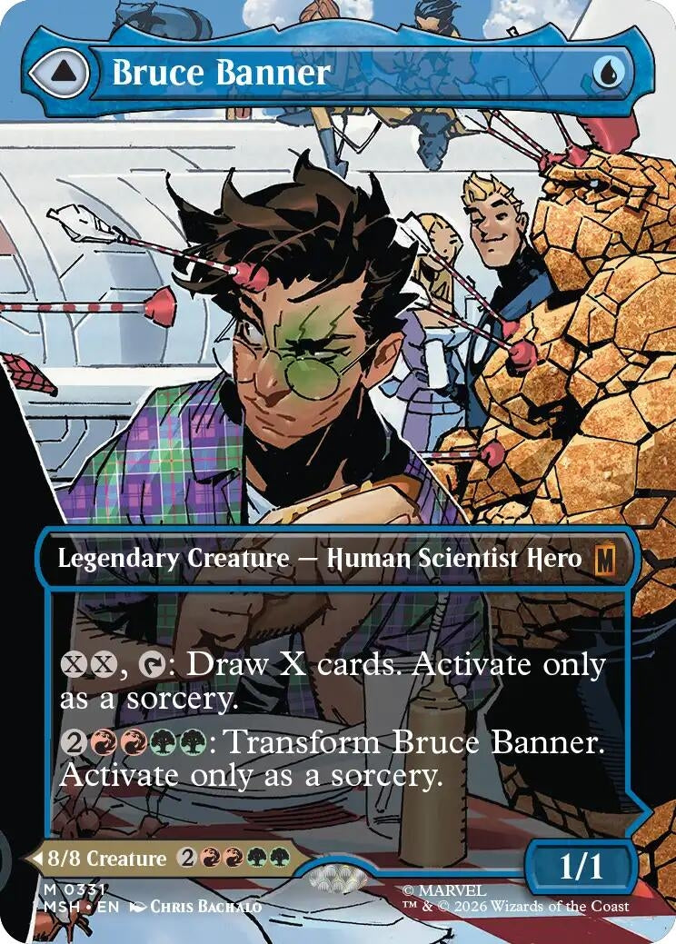 Image for Bruce Banner (Borderless) (0331) (331) (MSH) - Magic: The Gathering