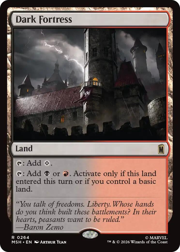 Image for Dark Fortress (264) (MSH) - Magic: The Gathering