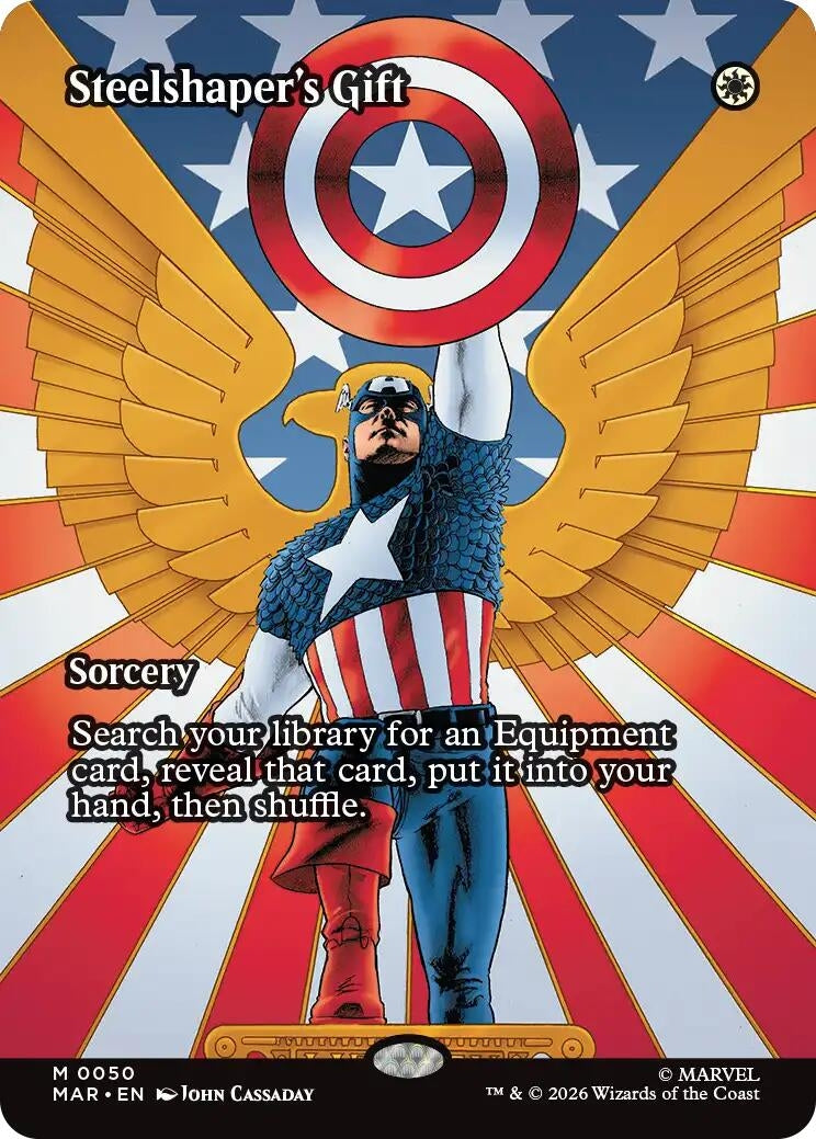 Image for Steelshaper's Gift (Borderless) (50) (MAR) - Magic: The Gathering