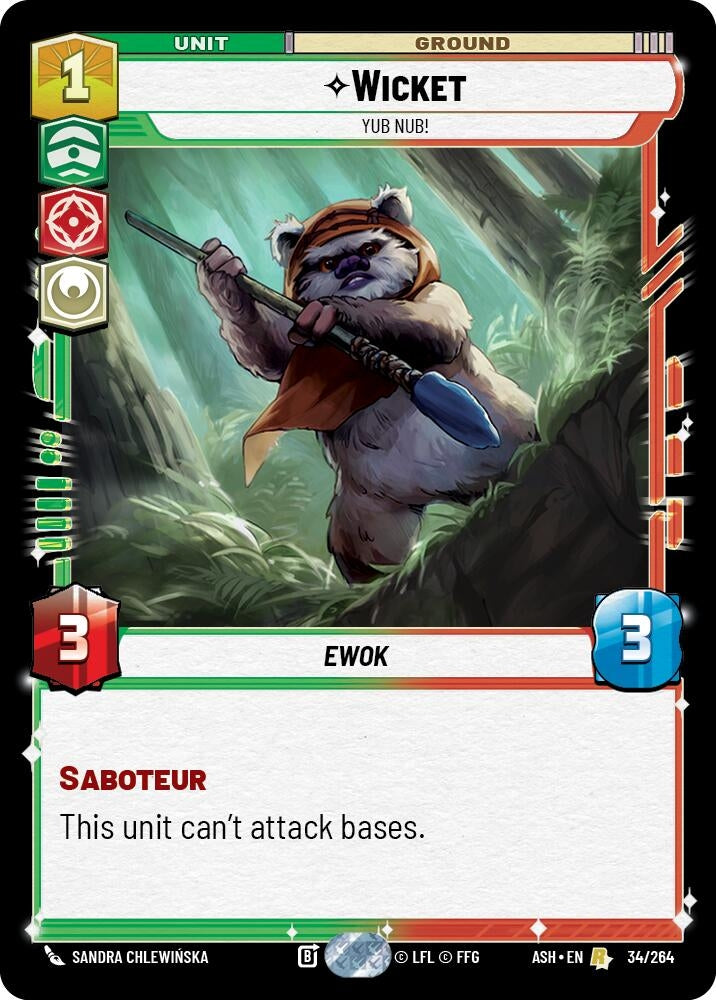 Image for Wicket - Yub Nub! (34/264) (ASH) - Star Wars: Unlimited