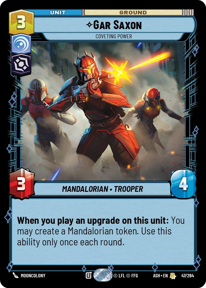 Image for Gar Saxon - Coveting Power (47/264) (ASH) - Star Wars: Unlimited