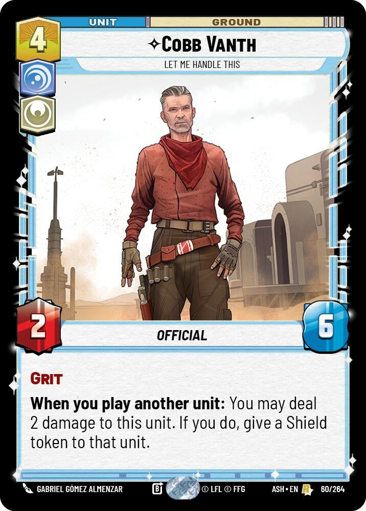 Image for Cobb Vanth - Let Me Handle This (60/264) (ASH) - Star Wars: Unlimited