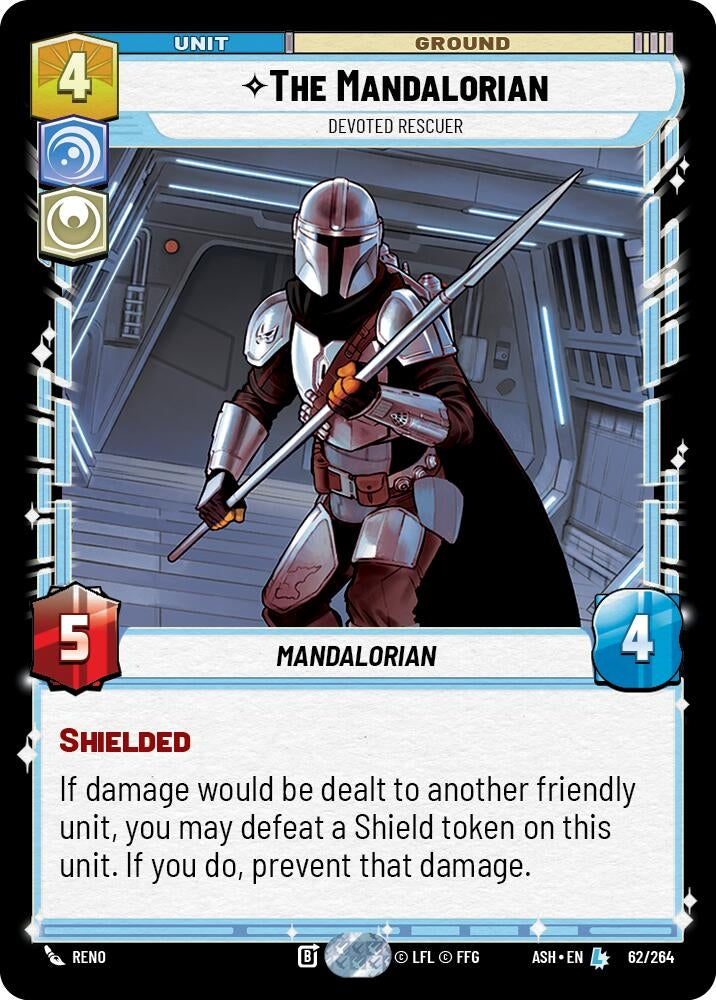 Image for The Mandalorian - Devoted Rescuer (62/264) (ASH) - Star Wars: Unlimited
