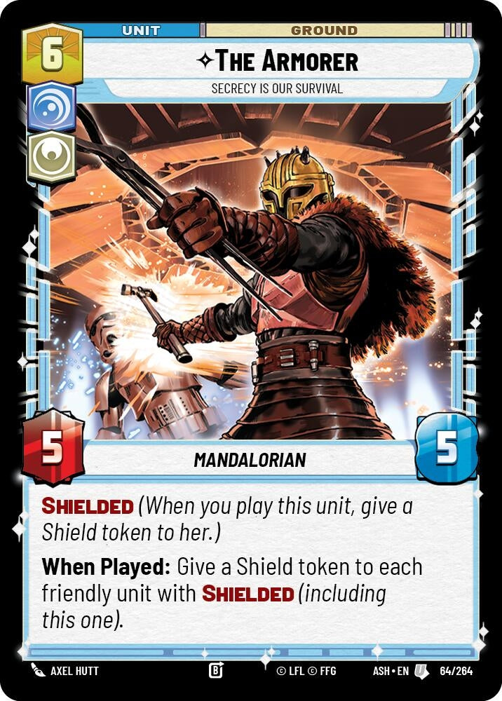 Image for The Armorer - Secrecy is Our Survival (64/264) (ASH) - Star Wars: Unlimited
