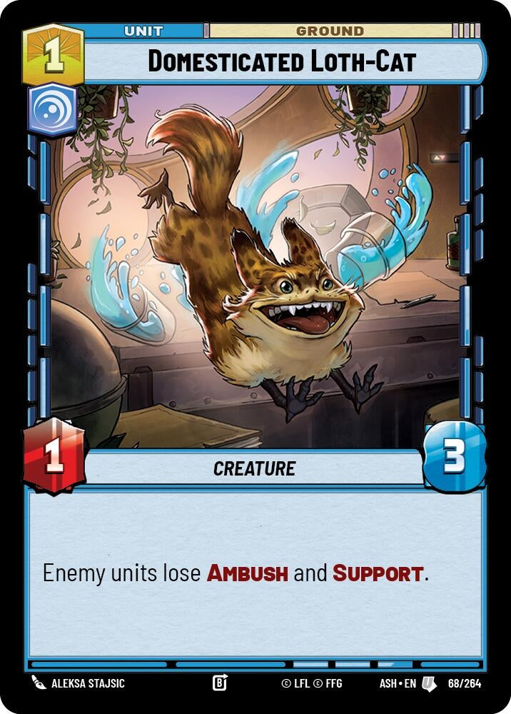 Image for Domesticated Loth-Cat (68/264) (ASH) - Star Wars: Unlimited
