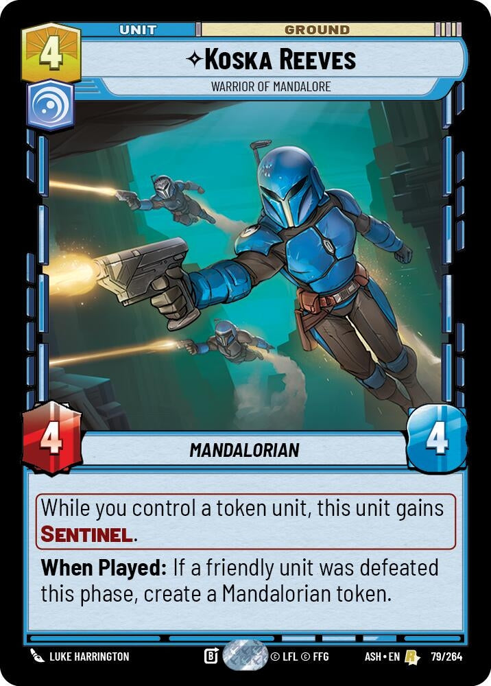 Image for Koska Reeves - Warrior of Mandalore (79/264) (ASH) - Star Wars: Unlimited