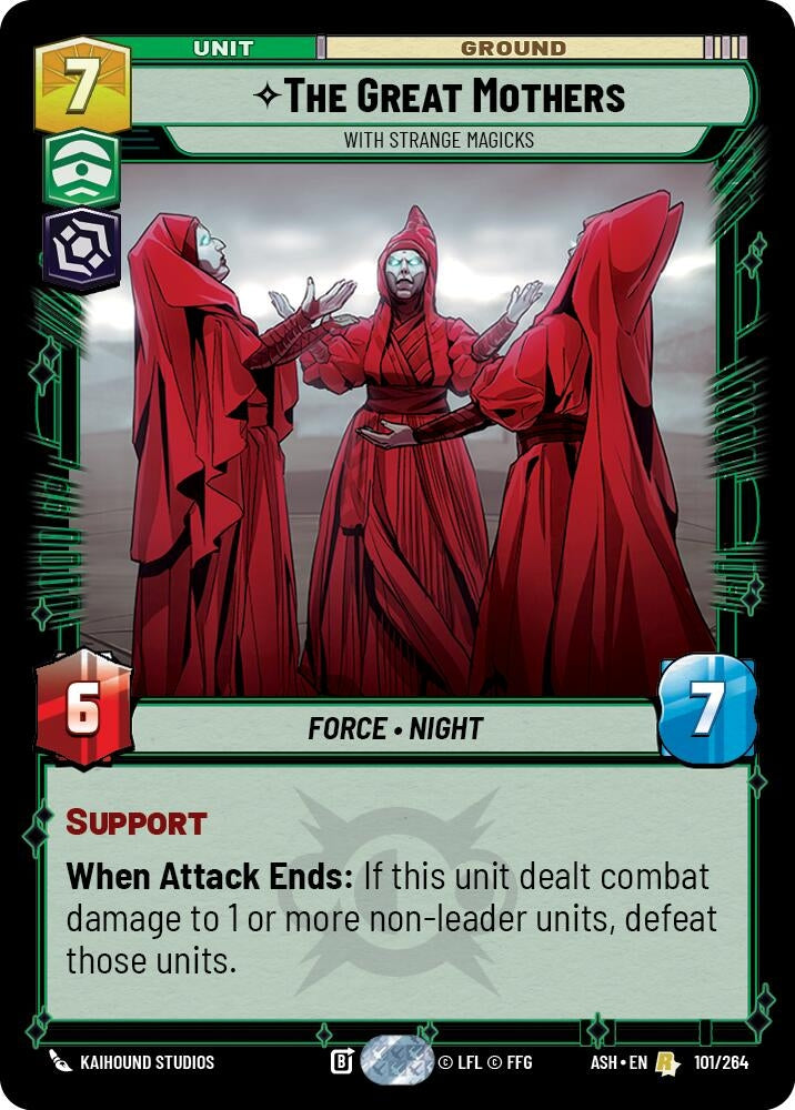 Image for The Great Mothers - With Strange Magicks (101/264) (ASH) - Star Wars: Unlimited