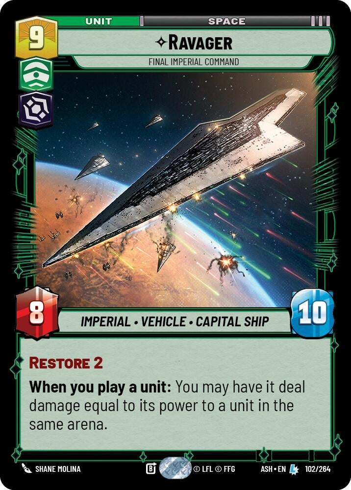 Image for Ravager - Final Imperial Command (102/264) (ASH) - Star Wars: Unlimited