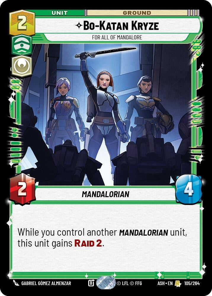 Image for Bo-Katan Kryze - For All of Mandalore (105/264) (ASH) - Star Wars: Unlimited