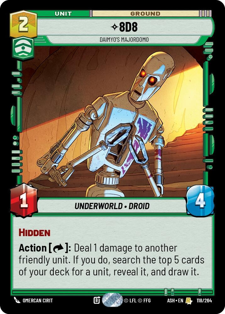 Image for 8D8 - Daimyo's Majordomo (118/264) (ASH) - Star Wars: Unlimited