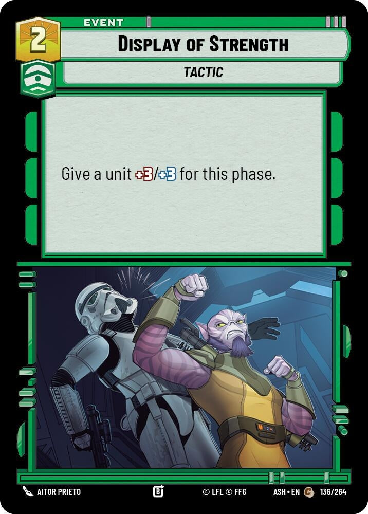 Display of Strength (136/264) (ASH)