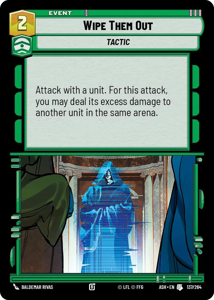 Image for Wipe Them Out (137/264) (ASH) - Star Wars: Unlimited