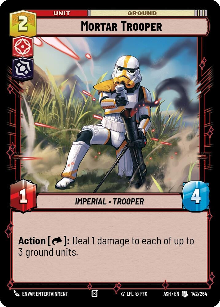 Image for Mortar Trooper (142/264) (ASH) - Star Wars: Unlimited