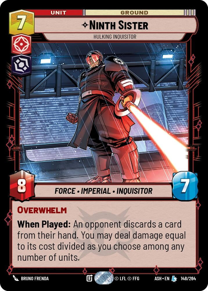 Image for Ninth Sister - Hulking Inquisitor (148/264) (ASH) - Star Wars: Unlimited
