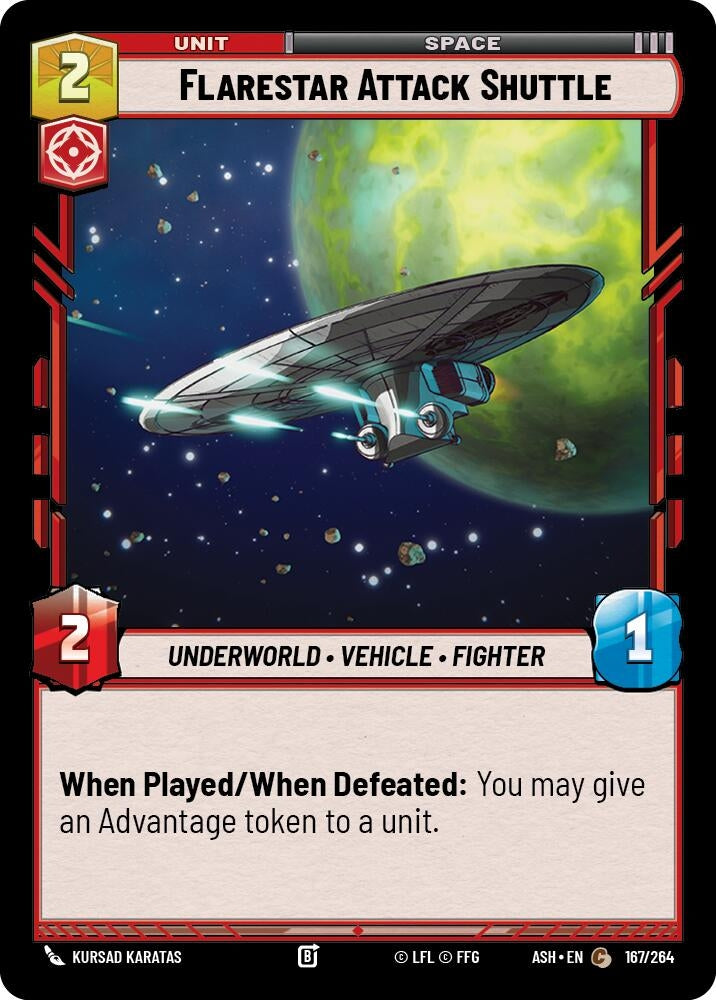 Flarestar Attack Shuttle (167/264) (ASH)