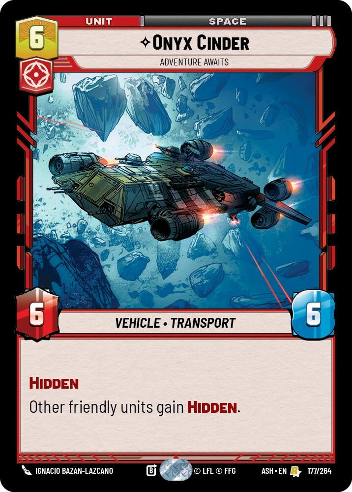 Image for Onyx Cinder - Adventure Awaits (177/264) (ASH) - Star Wars: Unlimited