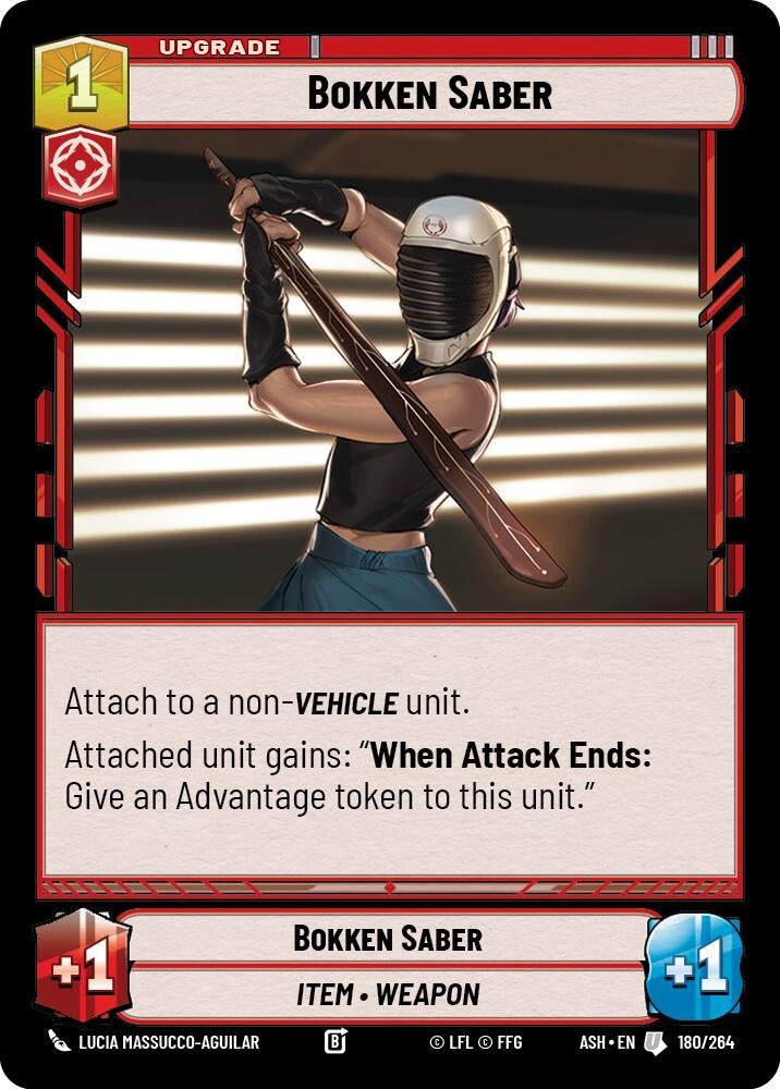 Image for Bokken Saber (180/264) (ASH) - Star Wars: Unlimited