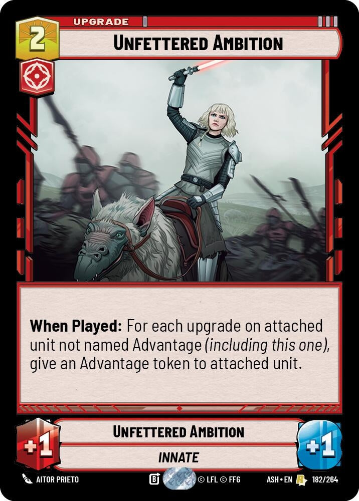 Image for Unfettered Ambition (182/264) (ASH) - Star Wars: Unlimited