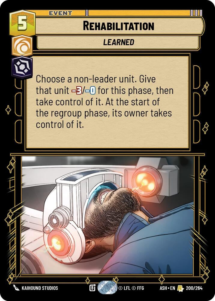 Image for Rehabilitation (200/264) (ASH) - Star Wars: Unlimited