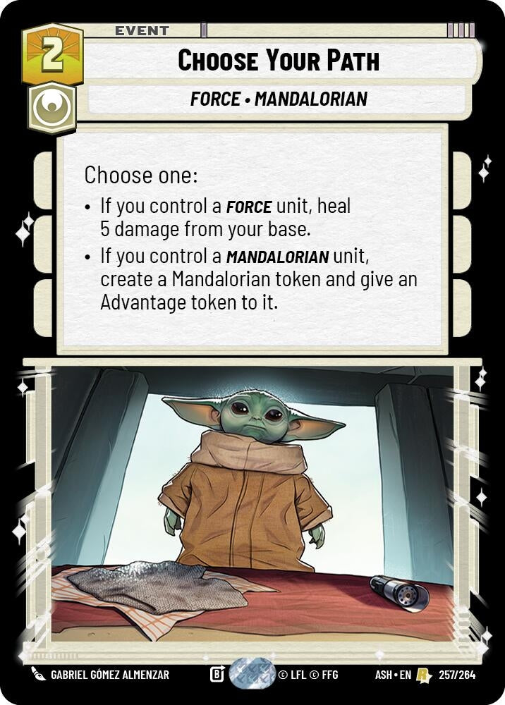 Image for Choose Your Path (257/264) (ASH) - Star Wars: Unlimited