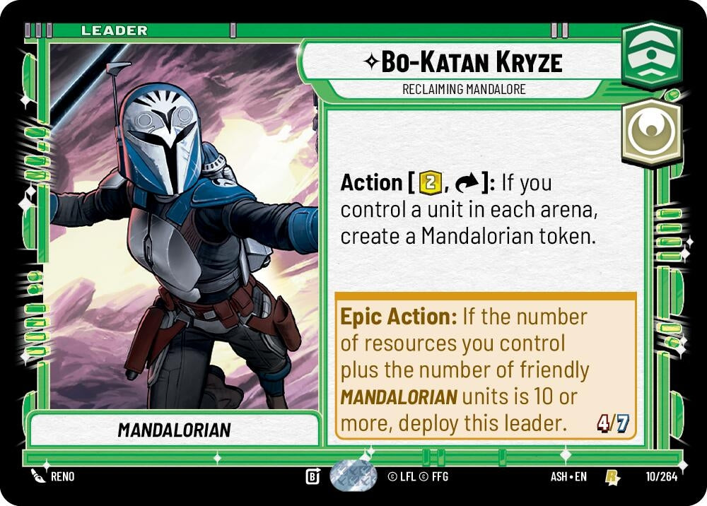 Image for Bo-Katan Kryze - Reclaiming Mandalore (10/264) (ASH) - Star Wars: Unlimited