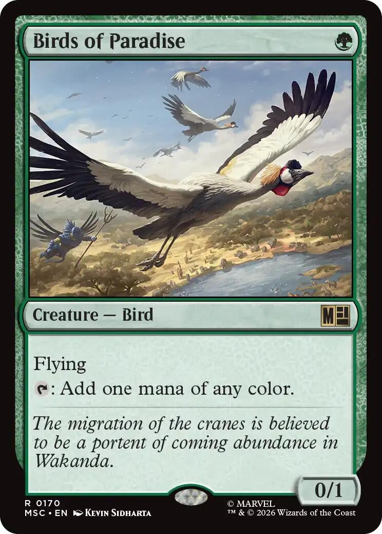 Birds of Paradise (Surge Foil) (170) (MSC)