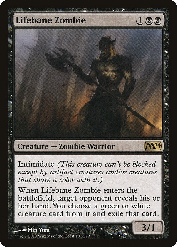 Image for Lifebane Zombie (101) (M14) - Magic: The Gathering