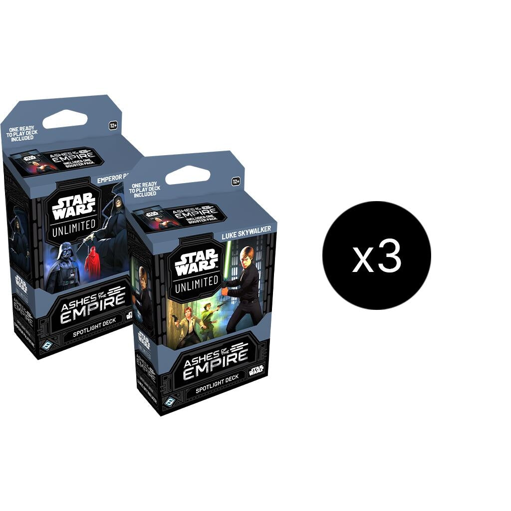 Image for Ashes of the Empire - Spotlight Deck Display - Star Wars: Unlimited