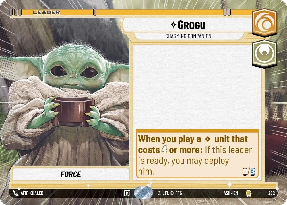 Image for Grogu - Charming Companion (Hyperspace) (282) (ASH) - Star Wars: Unlimited