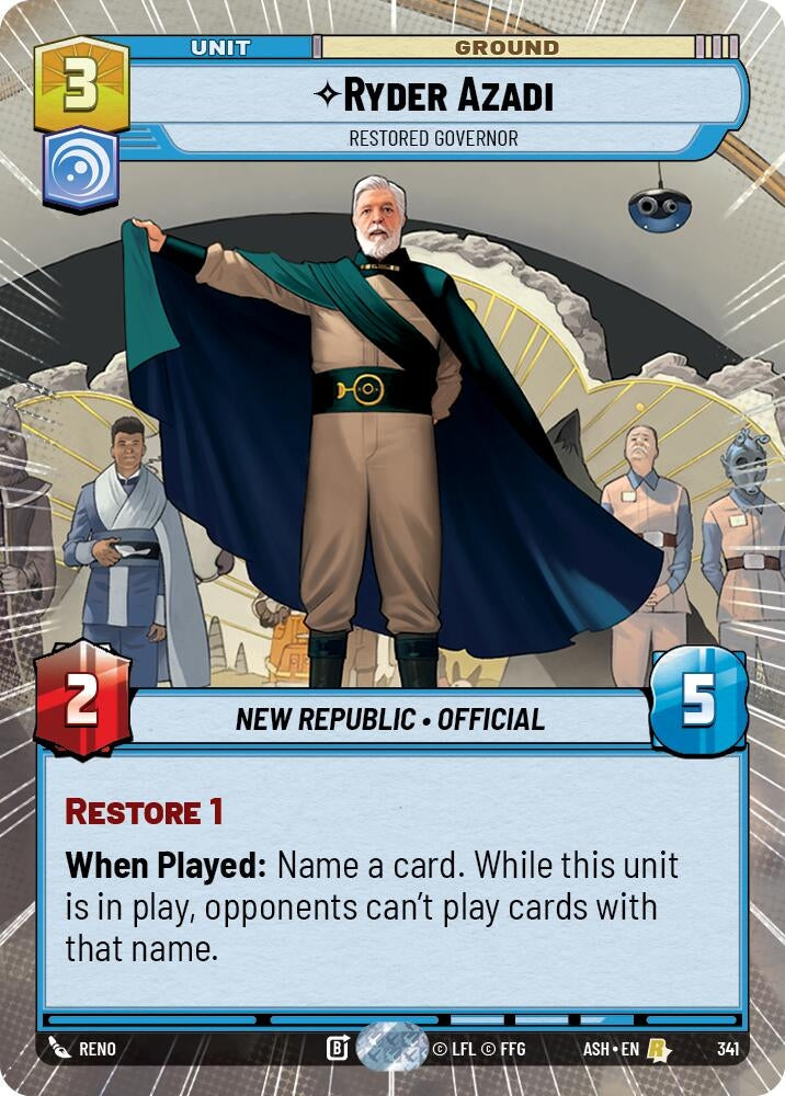 Ryder Azadi - Restored Governor (Hyperspace) (341) (ASH)