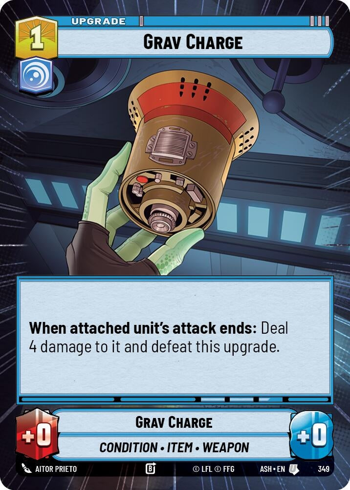 Image for Grav Charge (Hyperspace) (349) (ASH) - Star Wars: Unlimited
