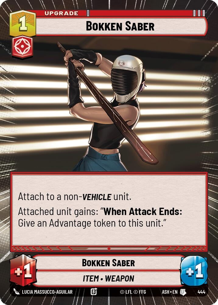 Image for Bokken Saber (Hyperspace) (444) (ASH) - Star Wars: Unlimited