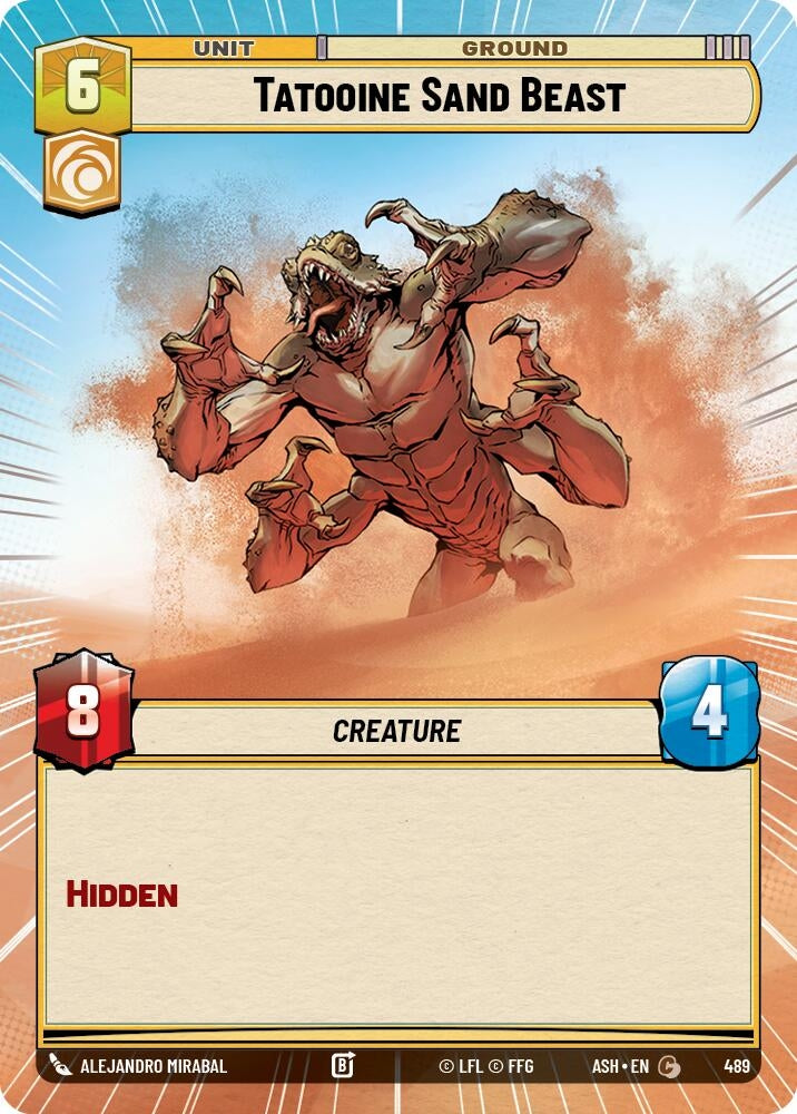 Tatooine Sand Beast (Hyperspace) (489) (ASH)