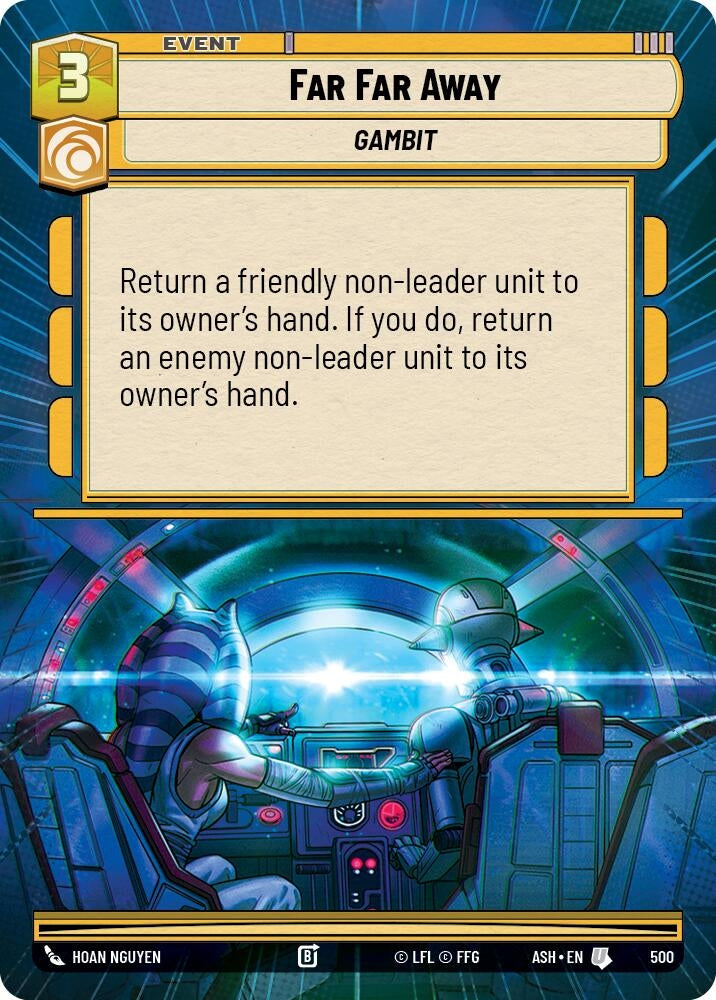 Image for Far Far Away (Hyperspace) (500) (ASH) - Star Wars: Unlimited