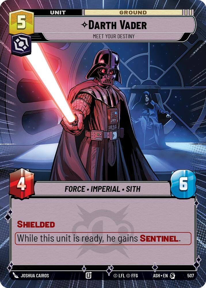 Image for Darth Vader - Meet Your Destiny (Hyperspace) (507) (ASH) - Star Wars: Unlimited