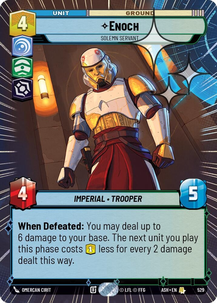 Enoch - Solemn Servant (Hyperspace Foil) (529) (ASH)