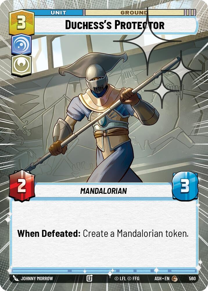 Image for Duchess's Protector (Hyperspace Foil) (560) (ASH) - Star Wars: Unlimited