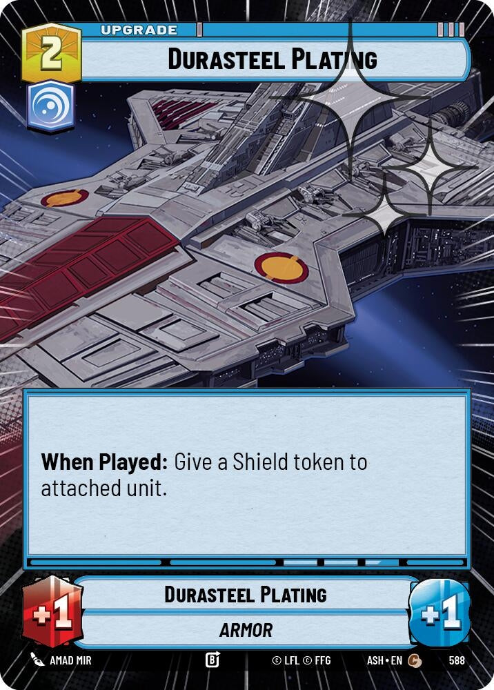Image for Durasteel Plating (Hyperspace Foil) (588) (ASH) - Star Wars: Unlimited