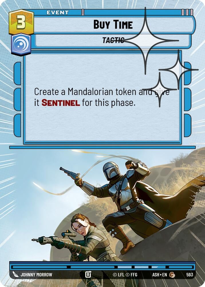 Image for Buy Time (Hyperspace Foil) (593) (ASH) - Star Wars: Unlimited
