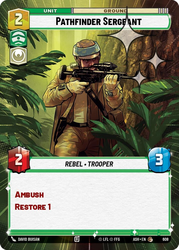 Image for Pathfinder Sergeant (Hyperspace Foil) (608) (ASH) - Star Wars: Unlimited