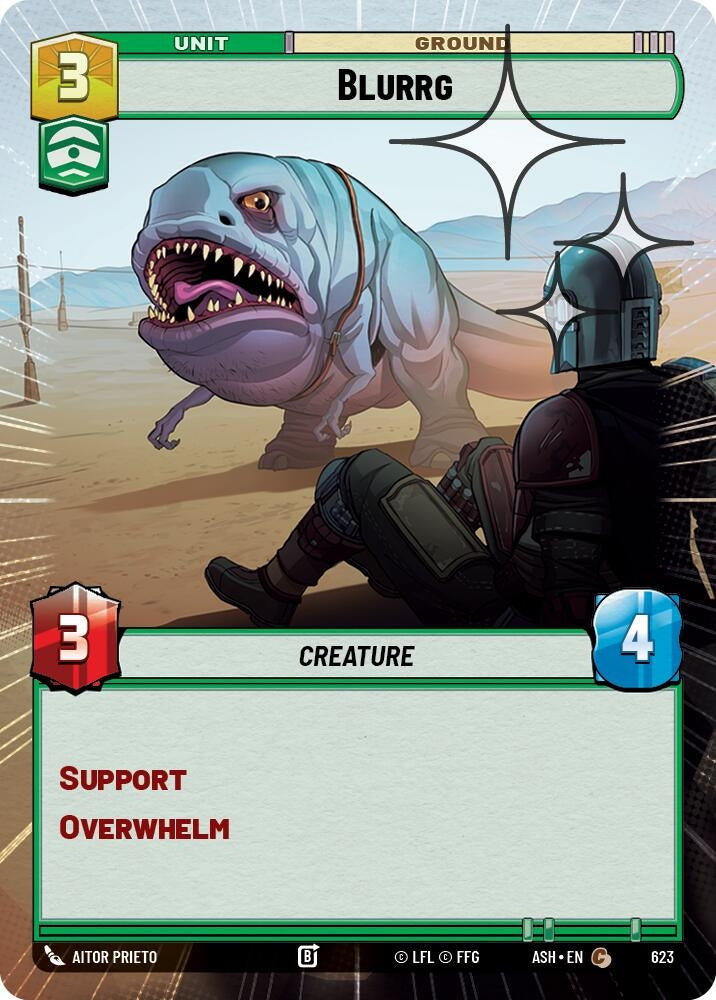 Image for Blurrg (Hyperspace Foil) (623) (ASH) - Star Wars: Unlimited