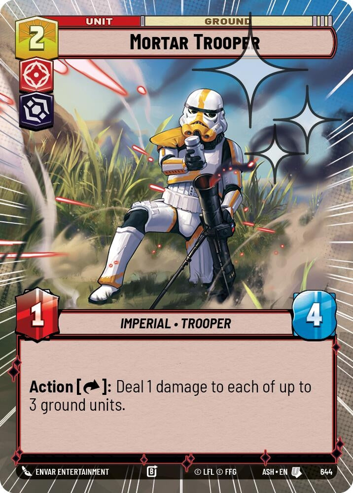 Mortar Trooper (Hyperspace Foil) (644) (ASH)