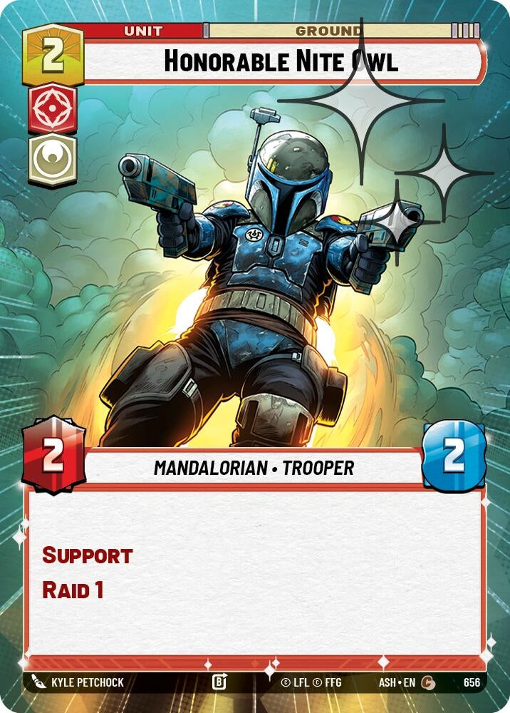 Image for Honorable Nite Owl (Hyperspace Foil) (656) (ASH) - Star Wars: Unlimited