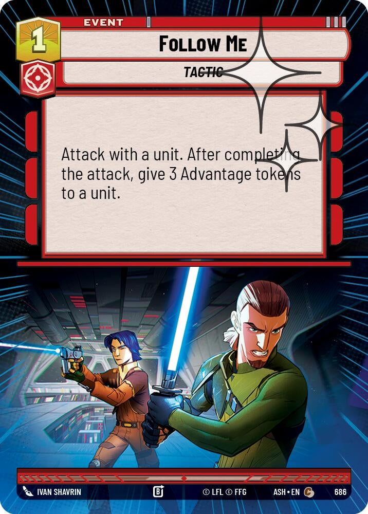 Image for Follow Me (Hyperspace Foil) (686) (ASH) - Star Wars: Unlimited