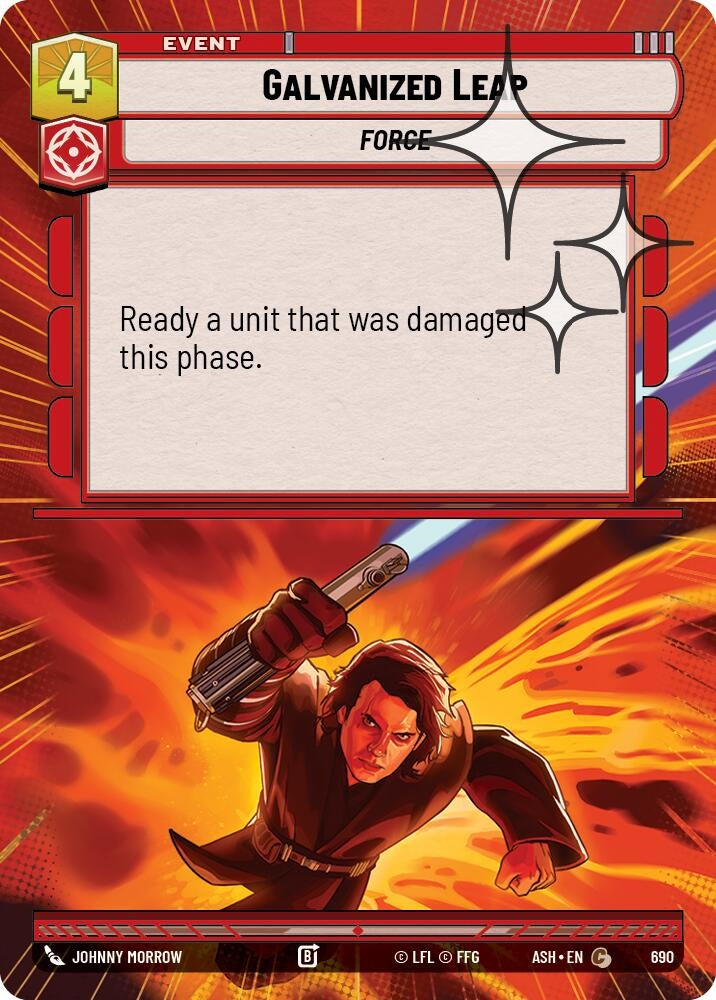 Image for Galvanized Leap (Hyperspace Foil) (690) (ASH) - Star Wars: Unlimited
